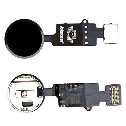 Johncase Home Button Main Key Flex Ribbon Cable Assembly Replacement Part Compatible For Iphone 7/7 Plus And 8/8 Plus All Carriers (Black)